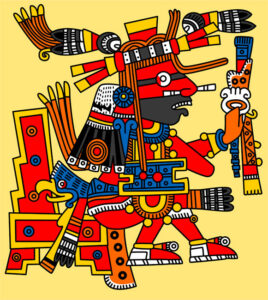 priest of Xiuhcoatl from codex