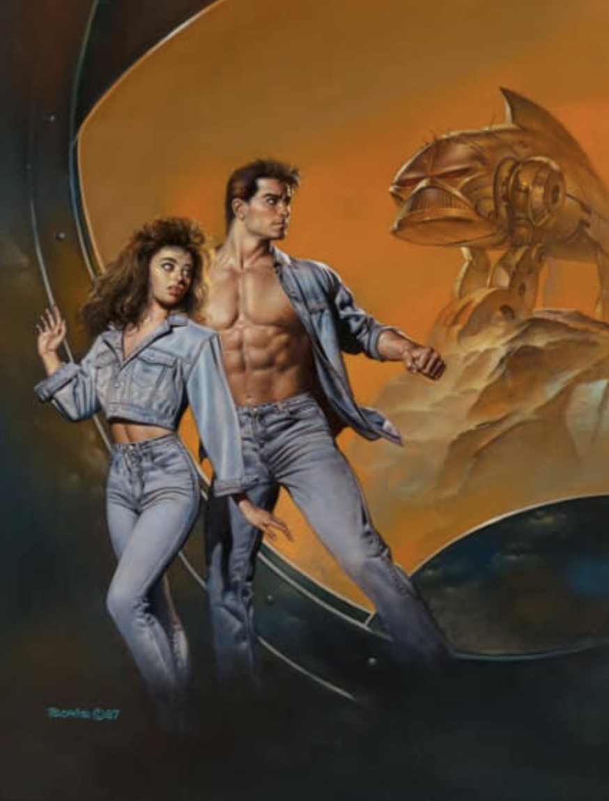 Corniche (1987). Boris Vallejo. Acrylic on canvas.