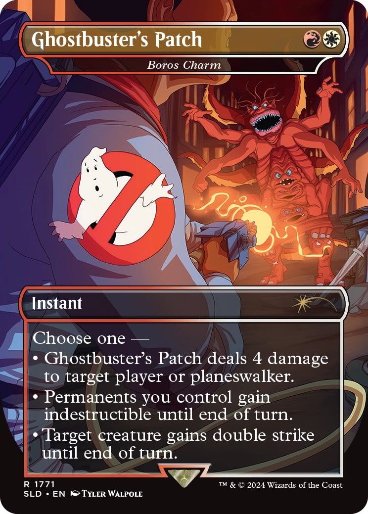 Ghostbuster's Patch, a reskin of Boros Charm from Gatecrash.