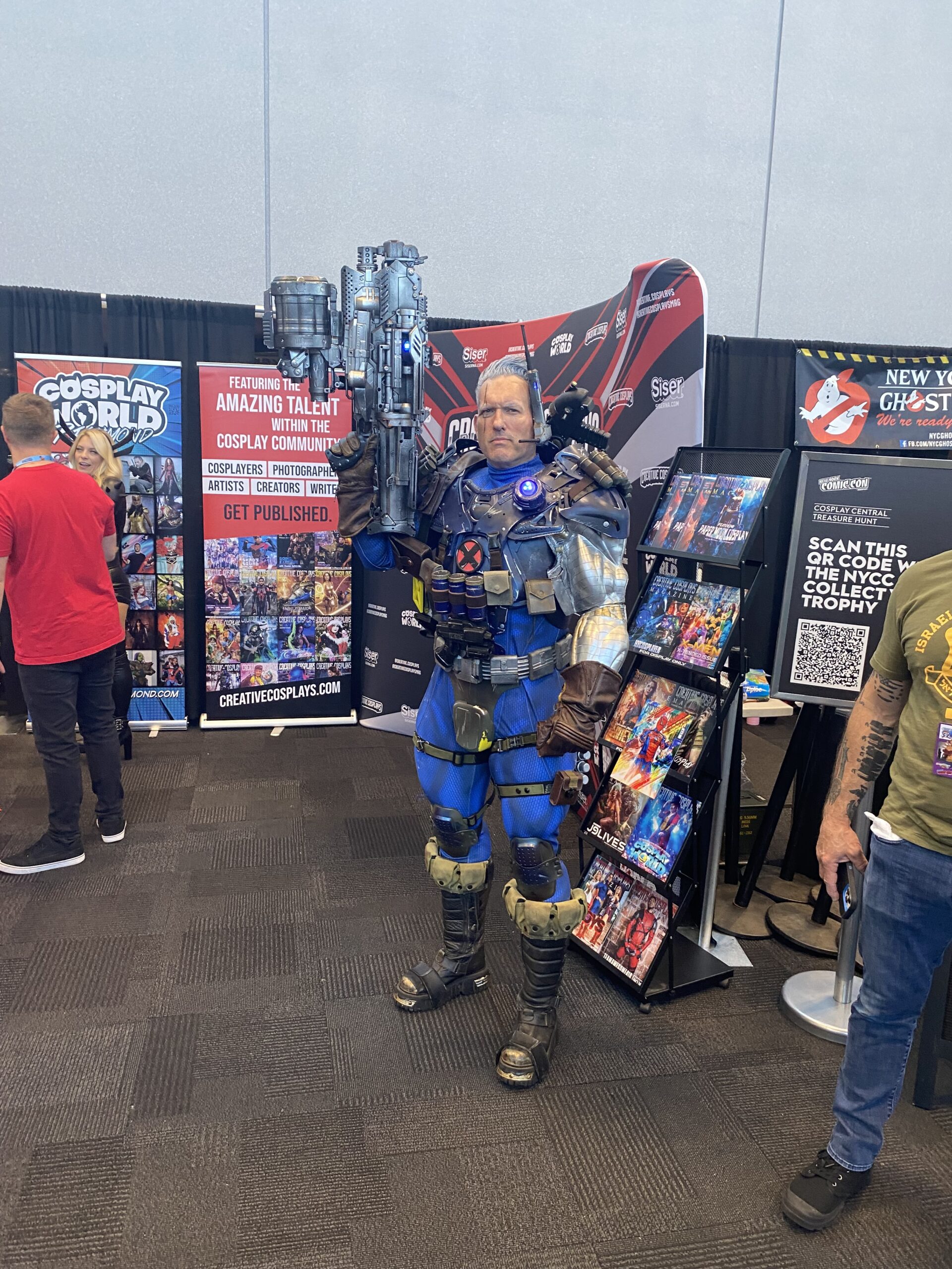 An especially elaborate Cable cosplayer. Photo credit: Josh Nelson