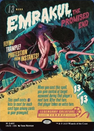 Emrakul, the Promised End, in the Movie Poster Showcase frame.