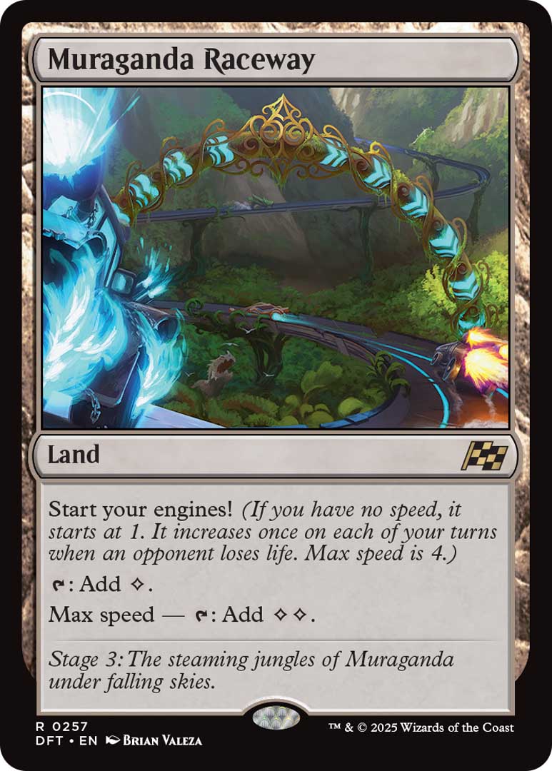 Muraganda Raceway, a new card from Aetherdrift.